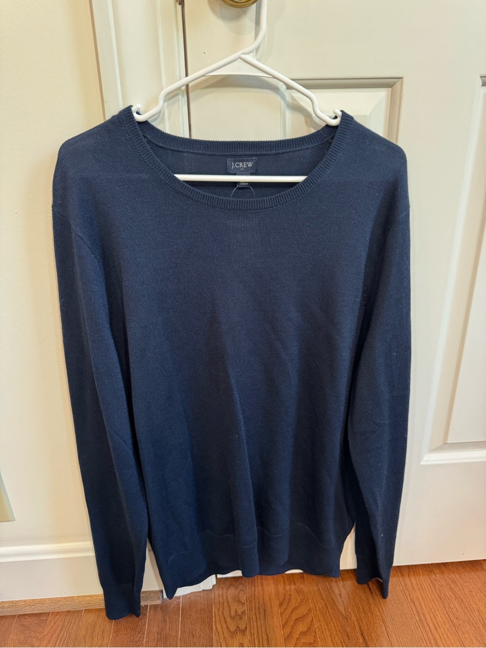 J. Crew Men's Dark Navy Crewneck Sweater